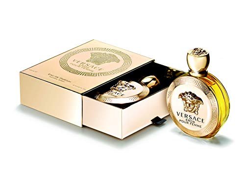 Versace Eros Pour Femme Eau de Parfum Spray, 3.4 oz – Floral & Sensual Women's Fragrance Avelisse