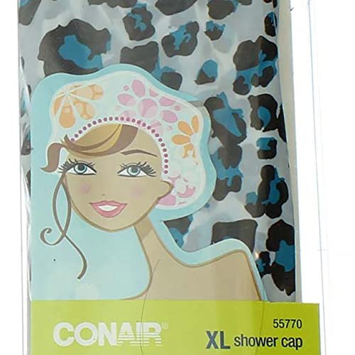 Conair Printed XL Shower Cap – Extra Large, Keeps Hair Dry, Pink - görsel 10