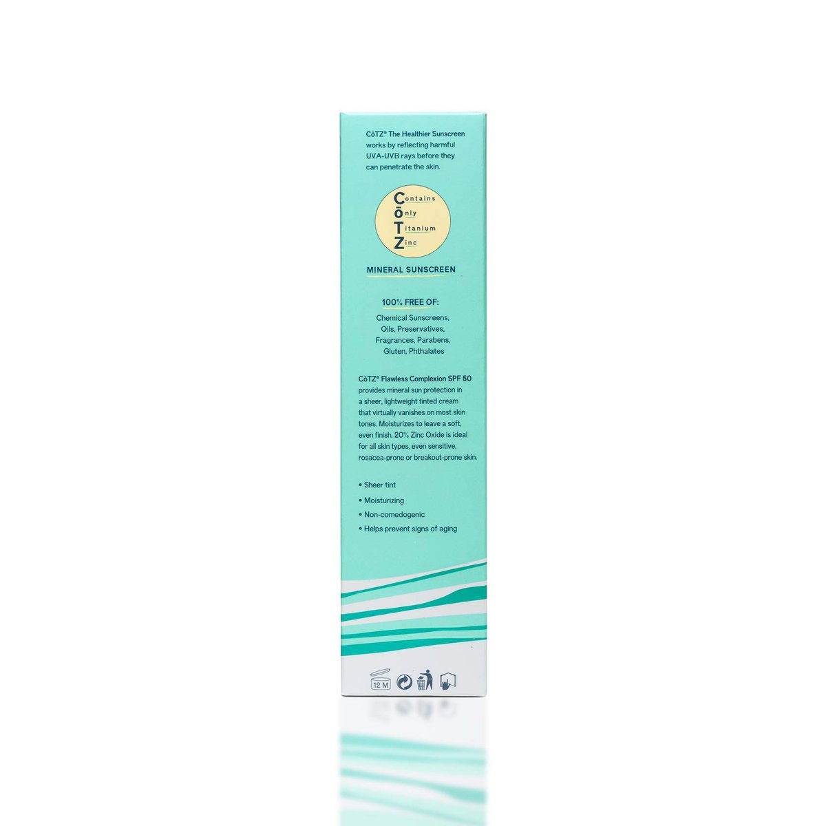 CoTZ Flawless Complexion Lightly Tinted Mineral Sunscreen SPF 50 - 2.5 oz Avelisse