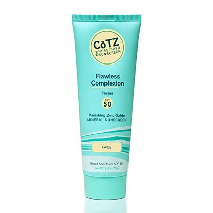 CoTZ Flawless Complexion Lightly Tinted Mineral Sunscreen SPF 50 - 2.5 oz Avelisse