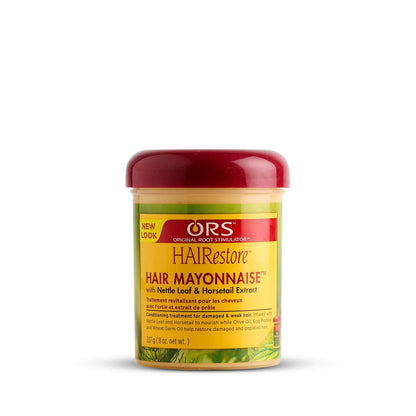 ORS HAIRestore Hair Mayonnaise with Nettle Leaf & Horsetail Extract – Deep Conditioner for Damaged Hair, 8 oz