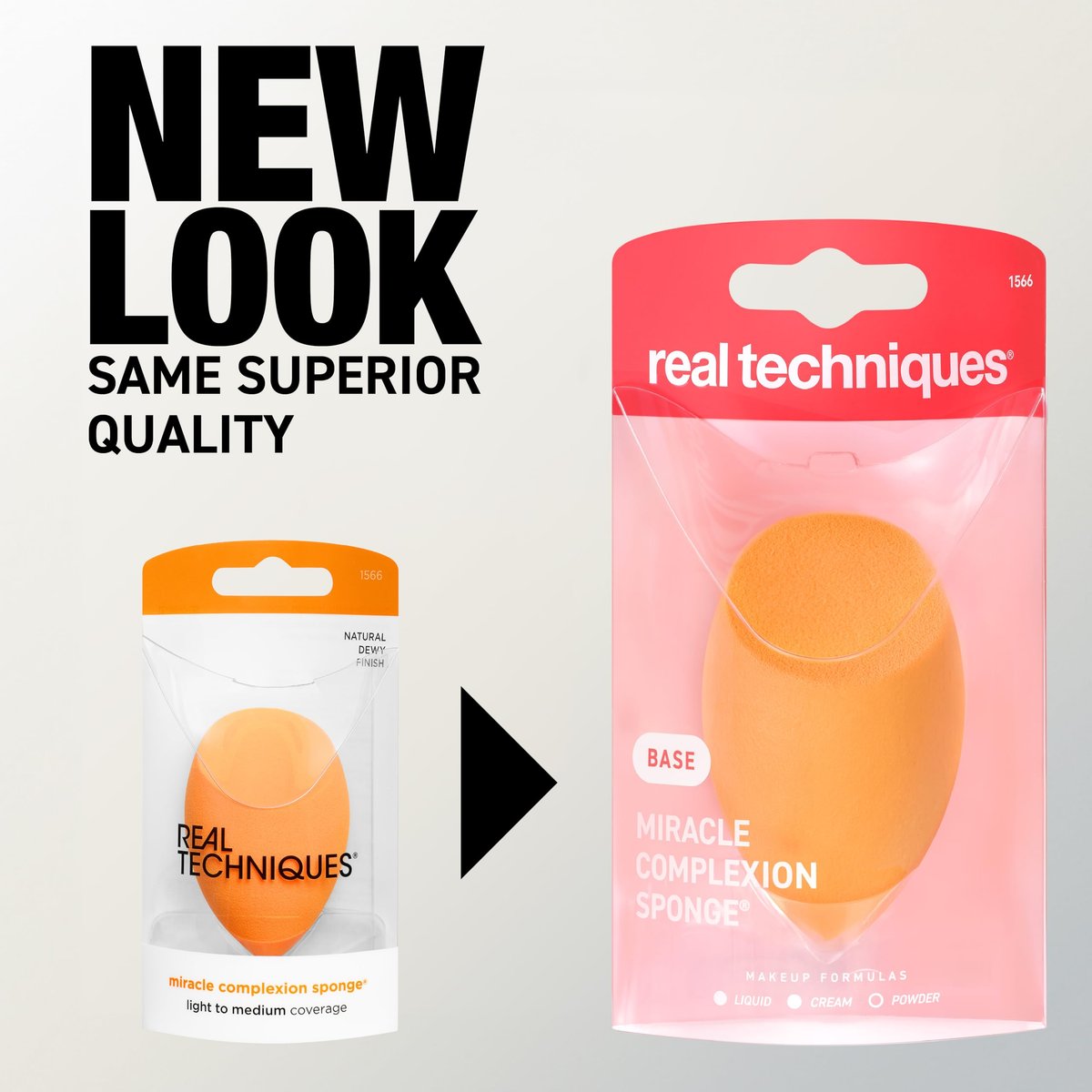 Real Techniques Miracle Complexion Sponge Duo – 2 Count Orange Makeup Blending Sponge - görsel 9