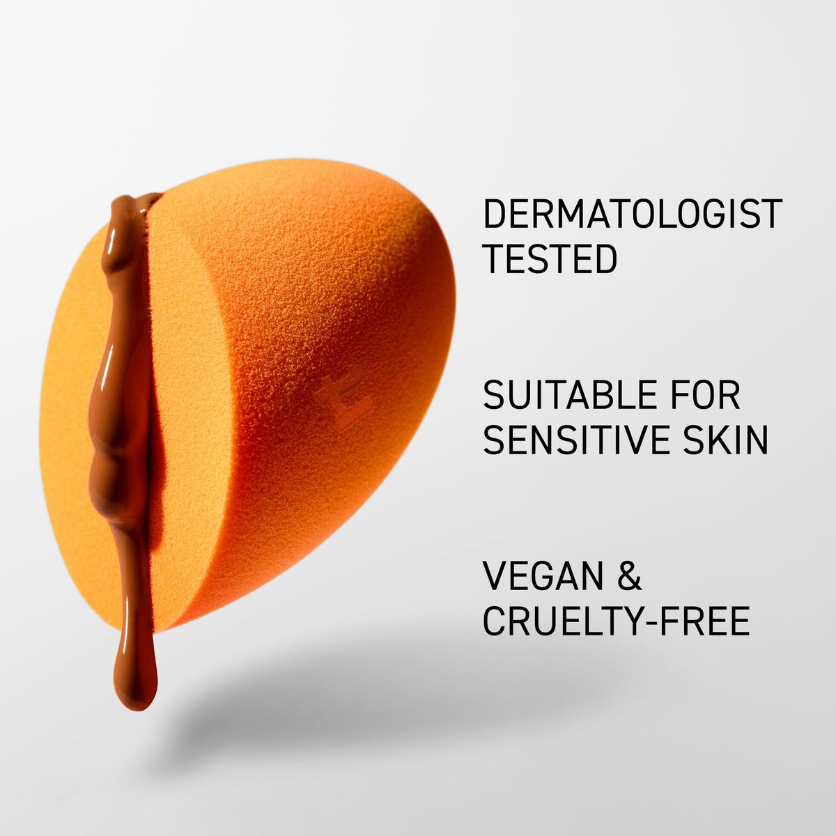 Real Techniques Miracle Complexion Sponge Duo – 2 Count Orange Makeup Blending Sponge - görsel 7