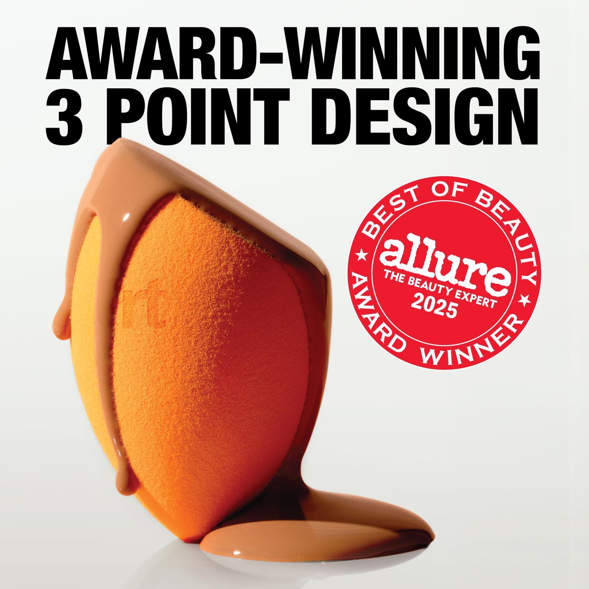 Real Techniques Miracle Complexion Sponge Duo – 2 Count Orange Makeup Blending Sponge - görsel 3