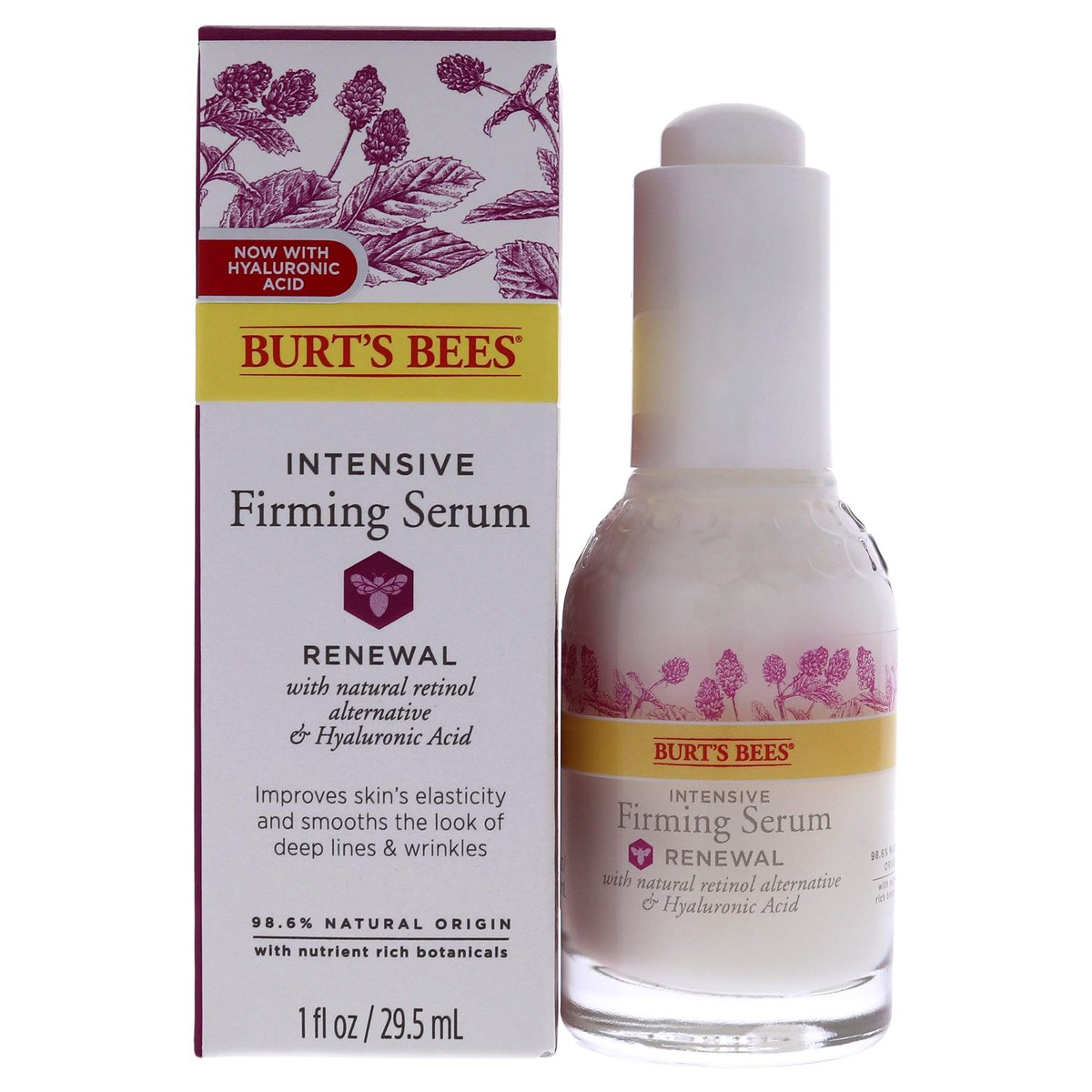 Burt's Bees Renewal Intensive Firming Serum with Bakuchiol – Natural Retinol Alternative, 1 oz Avelisse