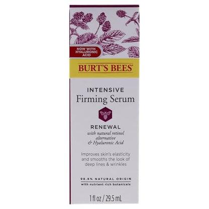 Burt's Bees Renewal Intensive Firming Serum with Bakuchiol – Natural Retinol Alternative, 1 oz Avelisse