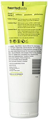 Twisted Sista Curl Activator Creme with Coconut, Avocado & Almond Oils - 7.5 oz Avelisse