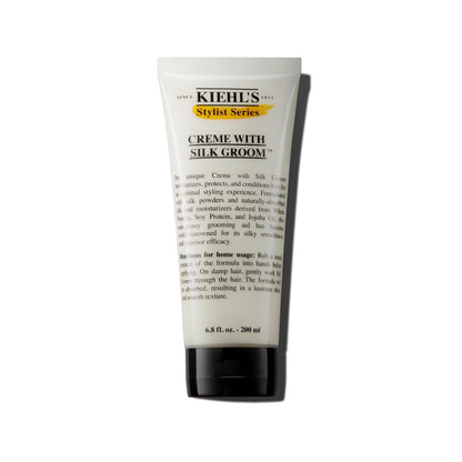 Kiehl's Crème with Silk Groom - Non-Greasy Hair Styling Cream, Moisturizes & Smooths Hair, Adds Lustrous Shine, with Jojoba Oil, for All Hair Types, 6.8 fl oz Avelisse