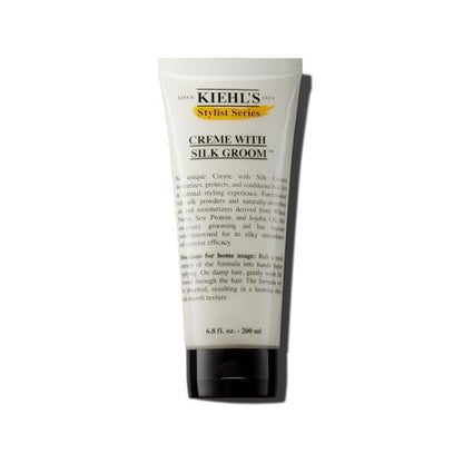 Kiehl's Crème with Silk Groom - Non-Greasy Hair Styling Cream, Moisturizes & Smooths Hair, Adds Lustrous Shine, with Jojoba Oil, for All Hair Types, 6.8 fl oz Avelisse