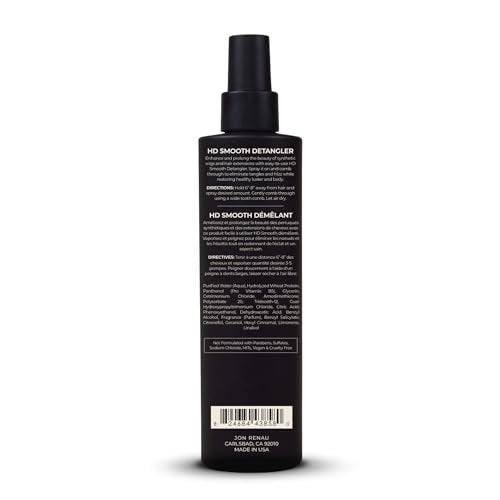 Jon Renau HD Smooth Detangler - Leave-In Detangling Spray for Synthetic Wigs and Hair Extensions, Frizz Reducing, 8.5 oz Avelisse