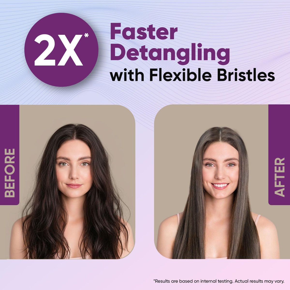 VEGA Paddle Brush with Cleaner - Simple Design with Emphasis on Function (E18-PB) - Nylon Bristles for All Hair Types - görsel 9