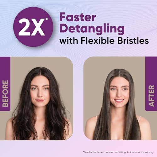 VEGA Paddle Brush with Cleaner - Simple Design with Emphasis on Function (E18-PB) - Nylon Bristles for All Hair Types - görsel 10