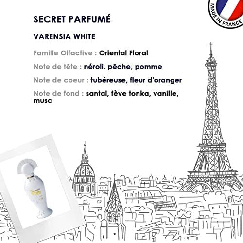 Ulric De Varens Varensia White Eau De Parfum for Women - Creamy, Feminine, Delicious Scent with Notes of Peach, Apple & Vanilla - Floral & Sweet - 1.7 Fl Oz - görsel 16