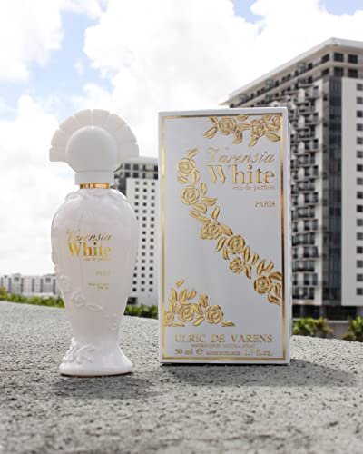 Ulric De Varens Varensia White Eau De Parfum for Women - Creamy, Feminine, Delicious Scent with Notes of Peach, Apple & Vanilla - Floral & Sweet - 1.7 Fl Oz - görsel 10
