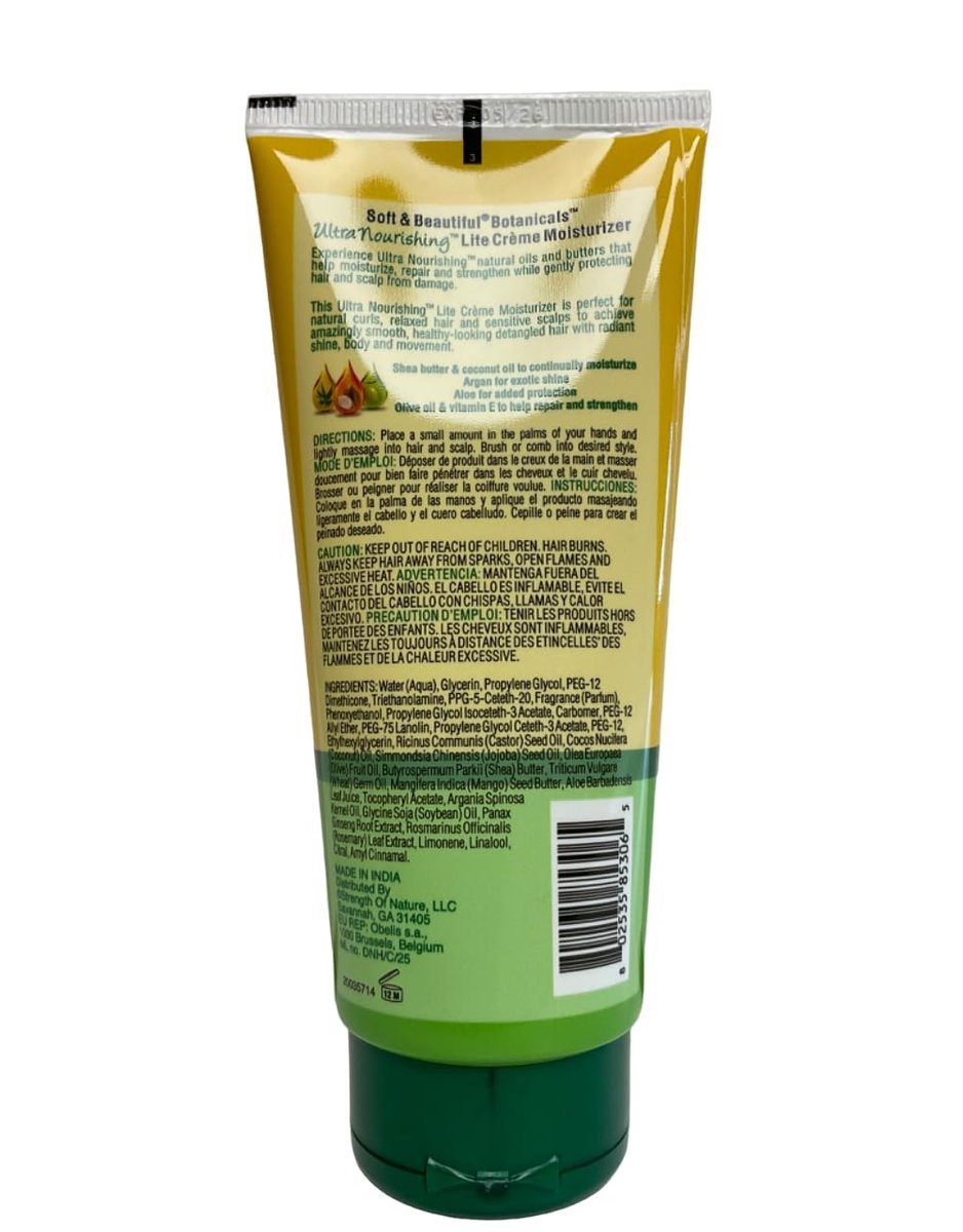 Soft & Beautiful Creme Moisturizer Ultra Lite – 6 oz (2 Pack) for Soft, Manageable Hair Avelisse