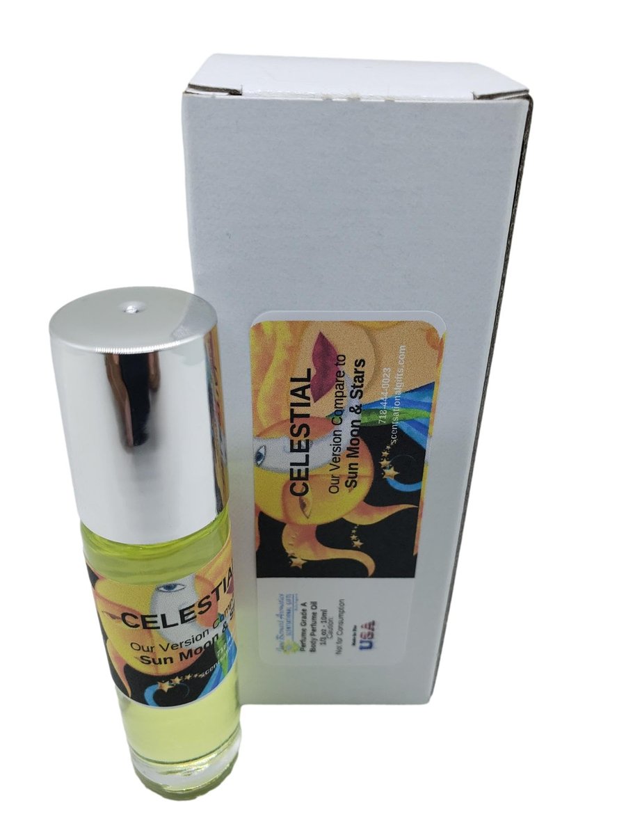 Jane Bernard Celestial Perfume Body Oil – Sun, Moon & Stars Type Fragrance, 10ml Roll-On + 15ml Shea Body Lotion - görsel 7