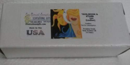 Jane Bernard Celestial Perfume Body Oil – Sun, Moon & Stars Type Fragrance, 10ml Roll-On + 15ml Shea Body Lotion
