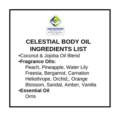 Jane Bernard Celestial Perfume Body Oil – Sun, Moon & Stars Type Fragrance, 10ml Roll-On + 15ml Shea Body Lotion
