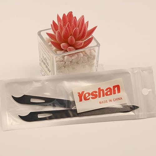 Yeshan Stainless Steel Triple-Cut Long Nail File with Nail Cleaner Tip, 5.5 Inch, Pack of 2 - görsel 13