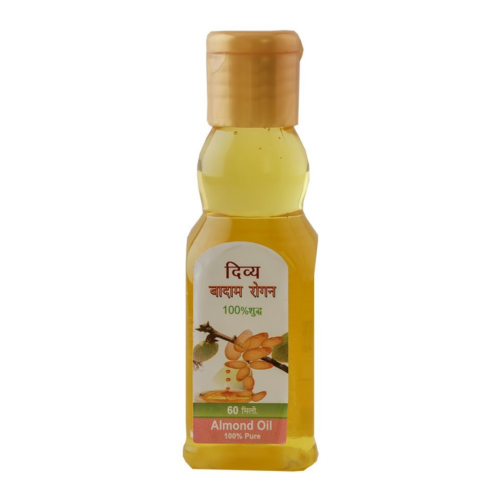 Patanjali Divya Badam Rogan - 60 ml | Pure Almond Oil for Hair & Skin - görsel 1