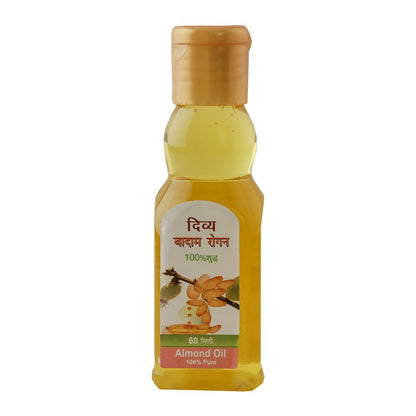 Patanjali Divya Badam Rogan - 60 ml | Pure Almond Oil for Hair & Skin
