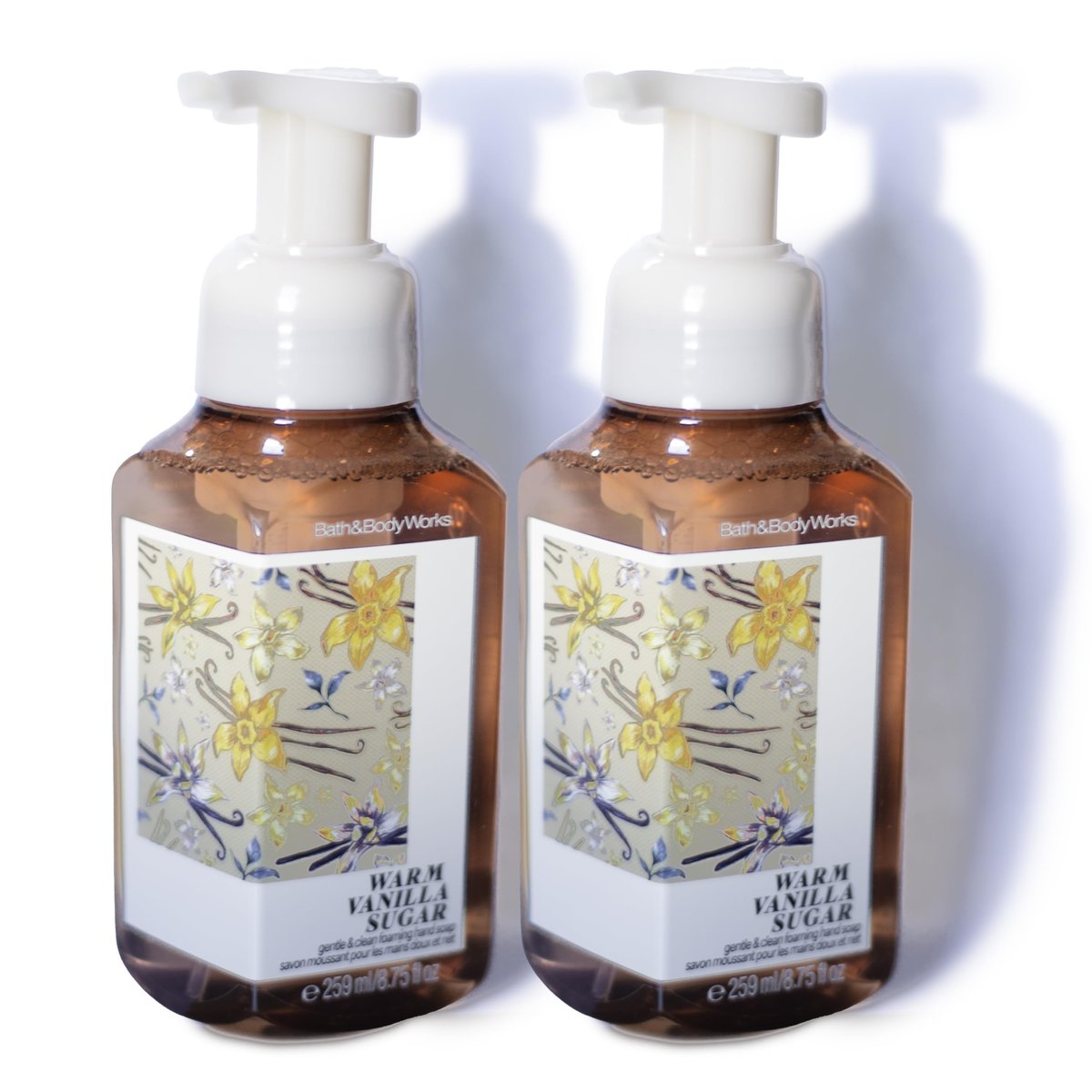 Bath & Body Works Gentle Foaming Hand Soap Warm Vanilla Sugar 8.75 oz (2-Pack) - görsel 1