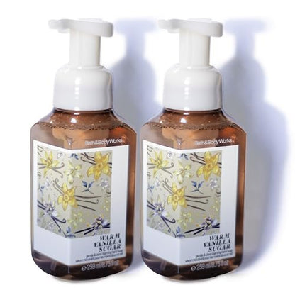 Bath & Body Works Gentle Foaming Hand Soap Warm Vanilla Sugar 8.75 oz (2-Pack)