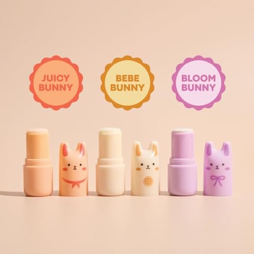 TONYMOLY Bloom Bunny Pocket Bar Solid Perfume Stick - Long-Lasting Citrus Bergamot & Rose Fragrance - Travel Size, Cute K-Beauty Gift - görsel 12
