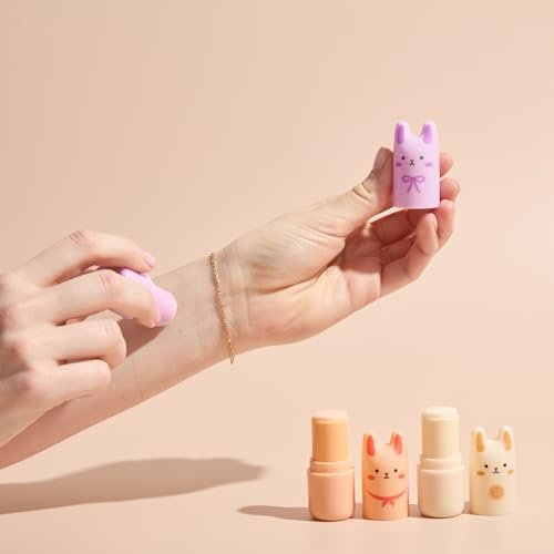 TONYMOLY Bloom Bunny Pocket Bar Solid Perfume Stick - Long-Lasting Citrus Bergamot & Rose Fragrance - Travel Size, Cute K-Beauty Gift - görsel 14