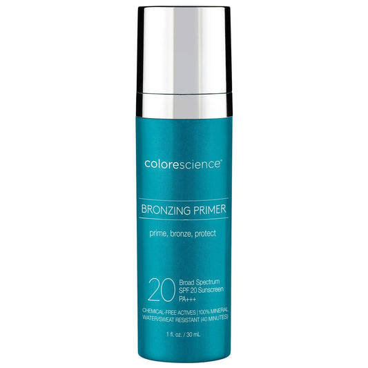 Colorescience Bronzing Primer SPF 20 - Mineral Sunscreen & Makeup Primer, Broad Spectrum UVA/UVB Protection, 1 Fl Oz Avelisse