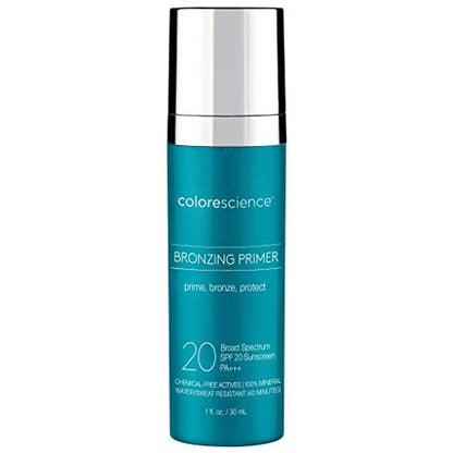 Colorescience Bronzing Primer SPF 20 - Mineral Sunscreen & Makeup Primer, Broad Spectrum UVA/UVB Protection, 1 Fl Oz Avelisse