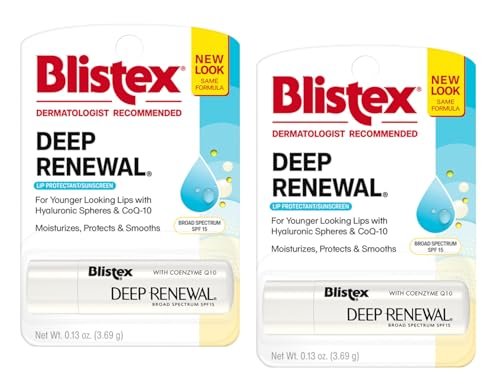 Blistex Deep Renewal Lip Protectant Sunscreen Balm, SPF 15, 0.13 oz (Pack of 2) - görsel 2