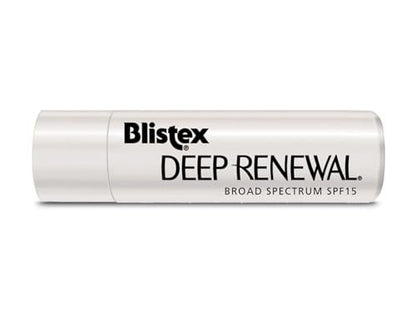 Blistex Deep Renewal Lip Protectant Sunscreen Balm, SPF 15, 0.13 oz (Pack of 2)