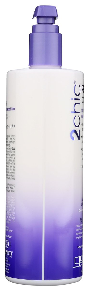 GIOVANNI 2Chic Repairing Conditioner - Color Safe, Nourishing with Blackberry & Coconut Oil - 24 oz - görsel 10
