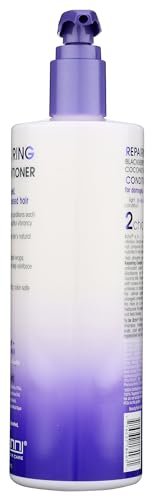 GIOVANNI 2Chic Repairing Conditioner - Color Safe, Nourishing with Blackberry & Coconut Oil - 24 oz