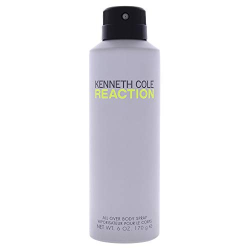Kenneth Cole Reaction All Over Body Spray for Men – Fresh Citrus Green Woody Scent, 6 oz - görsel 2