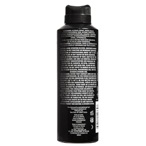 Kenneth Cole Black All Over Body Spray for Men - Aromatic Woody Fragrance with Watermint, Mandarin, Cedar & Musk - 6 Fl Oz Avelisse