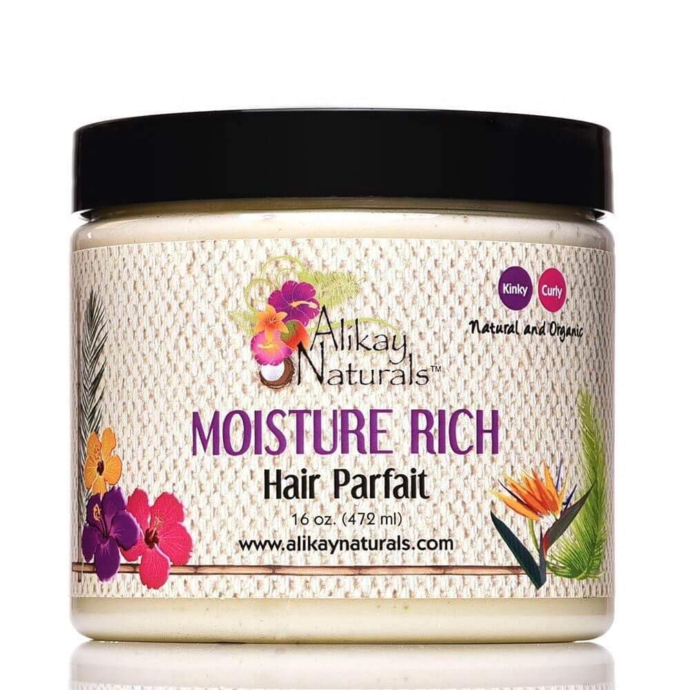 Alikay Naturals Moisturizer Rich Hair Parfait Natural Shea Butter, Argan Oil & Coconut Oil - 8 oz - görsel 5