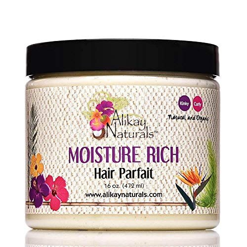 Alikay Naturals Moisturizer Rich Hair Parfait Natural Shea Butter, Argan Oil & Coconut Oil - 8 oz - görsel 6