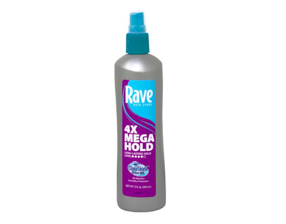 Rave 4X Mega Hairspray with Clima Shield, Unscented – 11 oz (Pack of 3) Avelisse