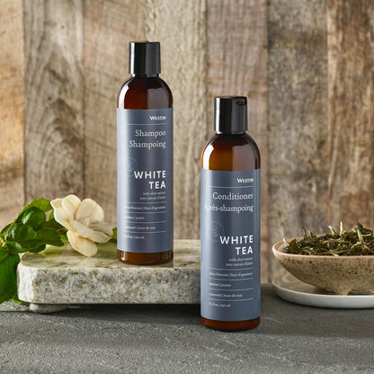 Westin Shampoo & Conditioner Set – Hydrating Hair Care with White Tea Aloe Scent, 8 oz Each (Pack of 2) Avelisse
