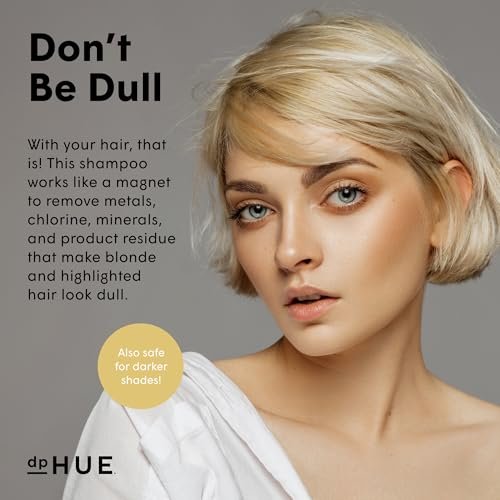 dpHUE Gentle Brightening Shampoo - 8.5 oz - Color-Safe, Vegan & Cruelty-Free Brightening Shampoo for Shine - görsel 8