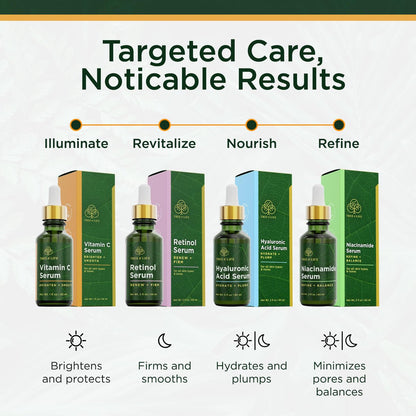 Tree of Life Vitamin C Serum For Face - Brightening Face Oil for Dark & Age Spots - For Dry & Sensitive Skin with Vitamin E for Soft Smooth Glow - Dermatologist Tested, 1 Fl Oz