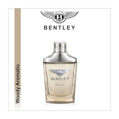 Bentley Infinite Men's Eau de Toilette Spray, 3.4 oz – Sophisticated Woody Fragrance