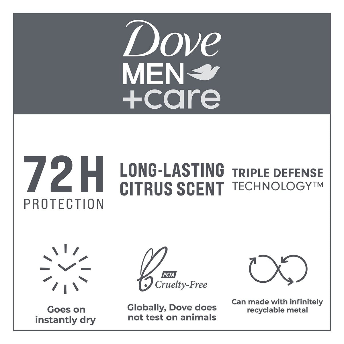 Dove Men+Care Extra Fresh Antiperspirant Deodorant Stick - 72-Hour Sweat & Odor Protection, Citrus Scent, 2.7 oz - görsel 13