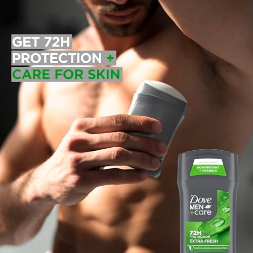 Dove Men+Care Extra Fresh Antiperspirant Deodorant Stick - 72-Hour Sweat & Odor Protection, Citrus Scent, 2.7 oz - görsel 10