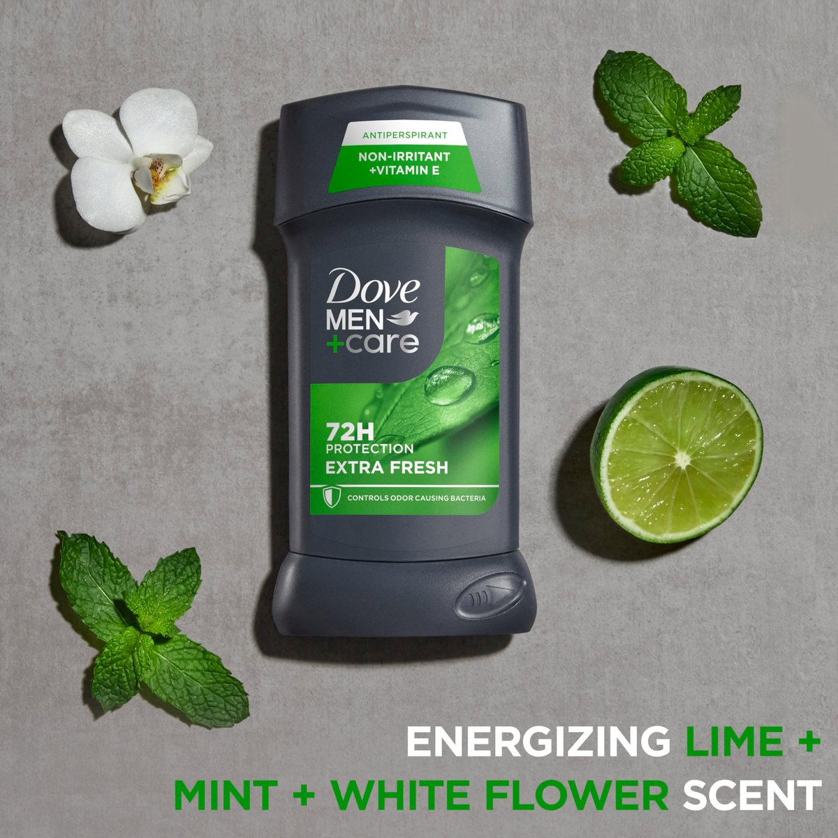 Dove Men+Care Extra Fresh Antiperspirant Deodorant Stick - 72-Hour Sweat & Odor Protection, Citrus Scent, 2.7 oz - görsel 7