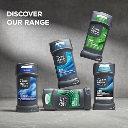 Dove Men+Care Extra Fresh Antiperspirant Deodorant Stick - 72-Hour Sweat & Odor Protection, Citrus Scent, 2.7 oz