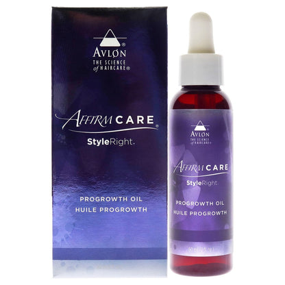 Avlon Affirm StyleRight Progrowth Oil - Nourishing Hair Oil for Growth and Dry Scalp, 2 oz