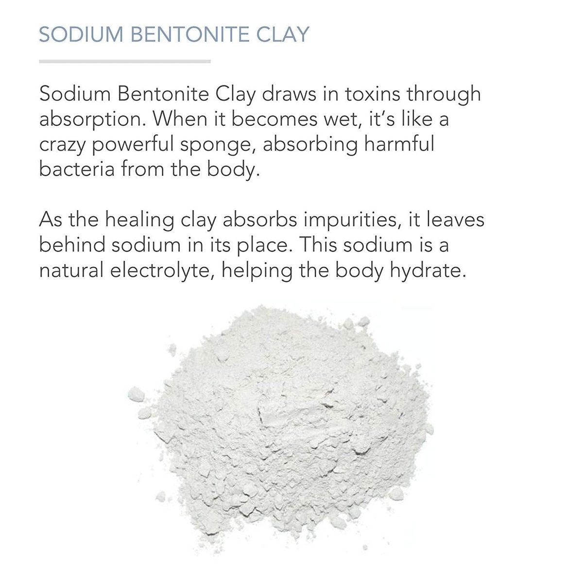 Pure Body Naturals Bentonite Clay Powder – 8 oz Indian Healing Clay for DIY Face Masks & Detox Body Wraps - görsel 7